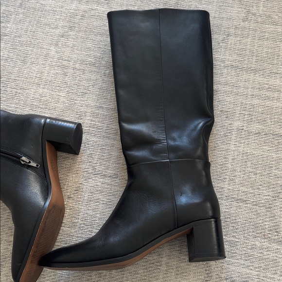 Madewell Black Heeled Boots - Picture 10 of 14